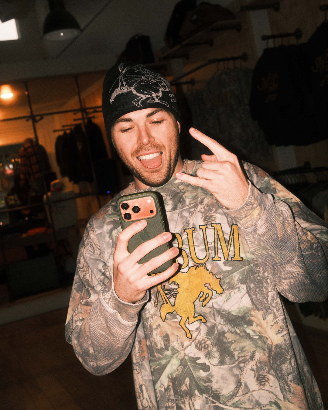 Arch Tee | Woodland Camo (STAFF)