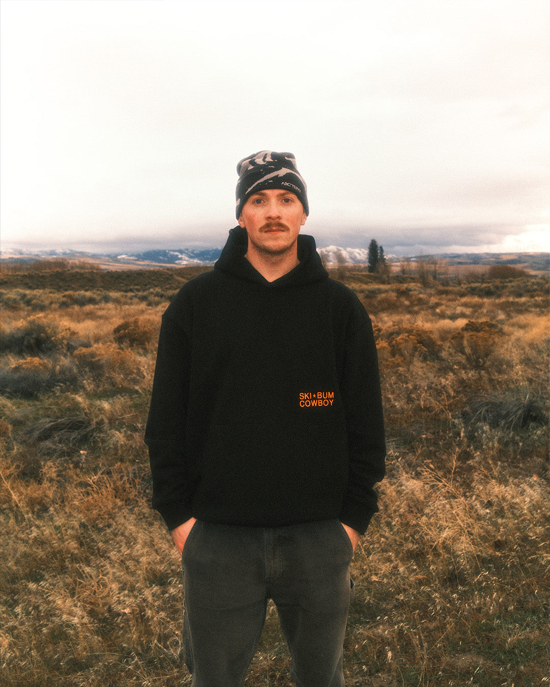 The Bucking Horse Hoodie | Black