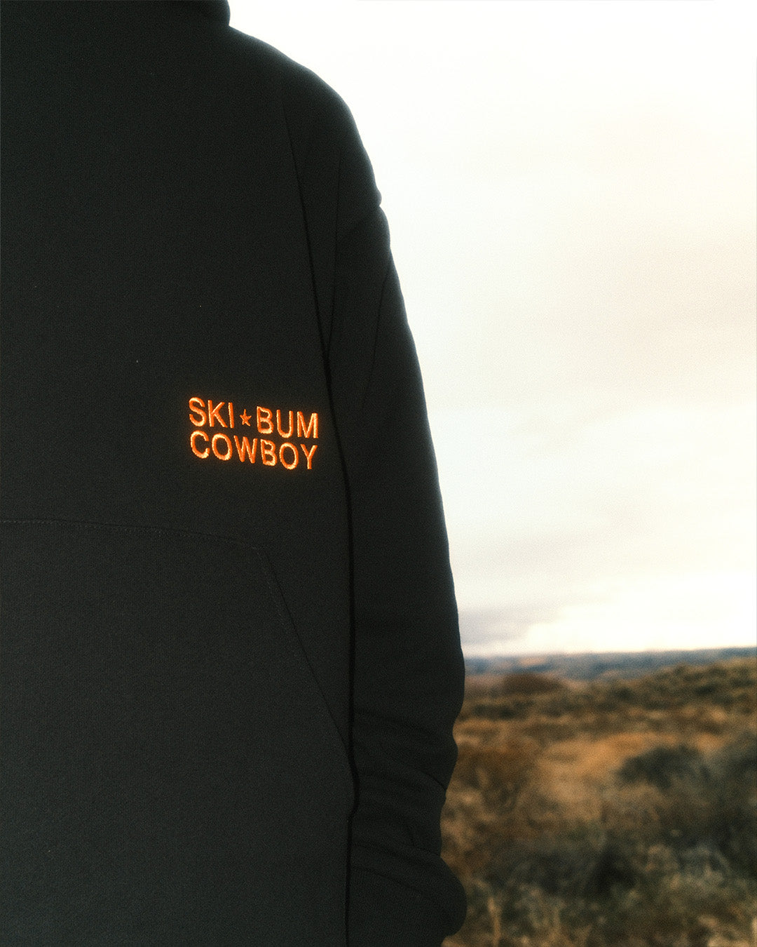 The Bucking Horse Hoodie | Black
