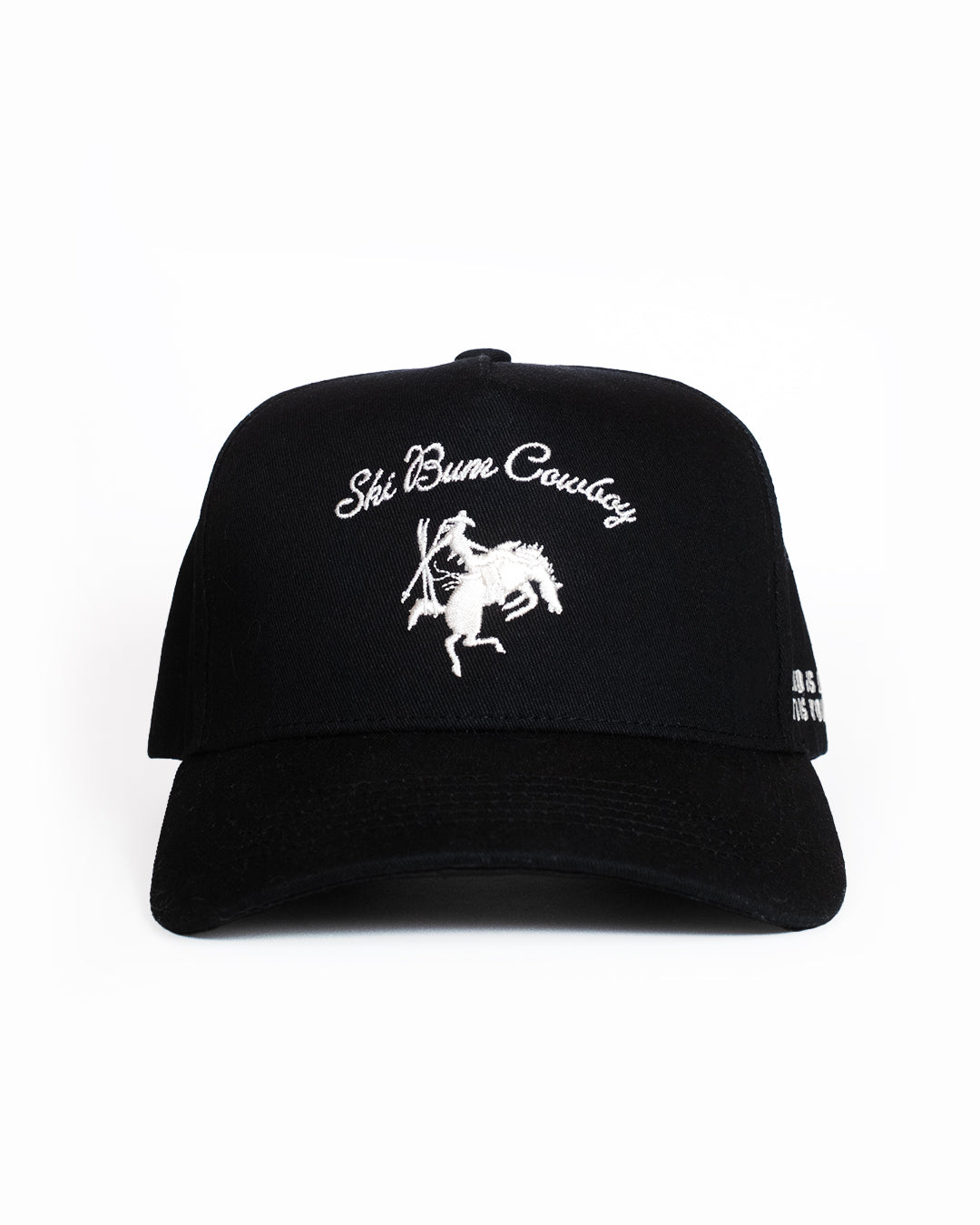 Bucking Horse Script Hat | Black
