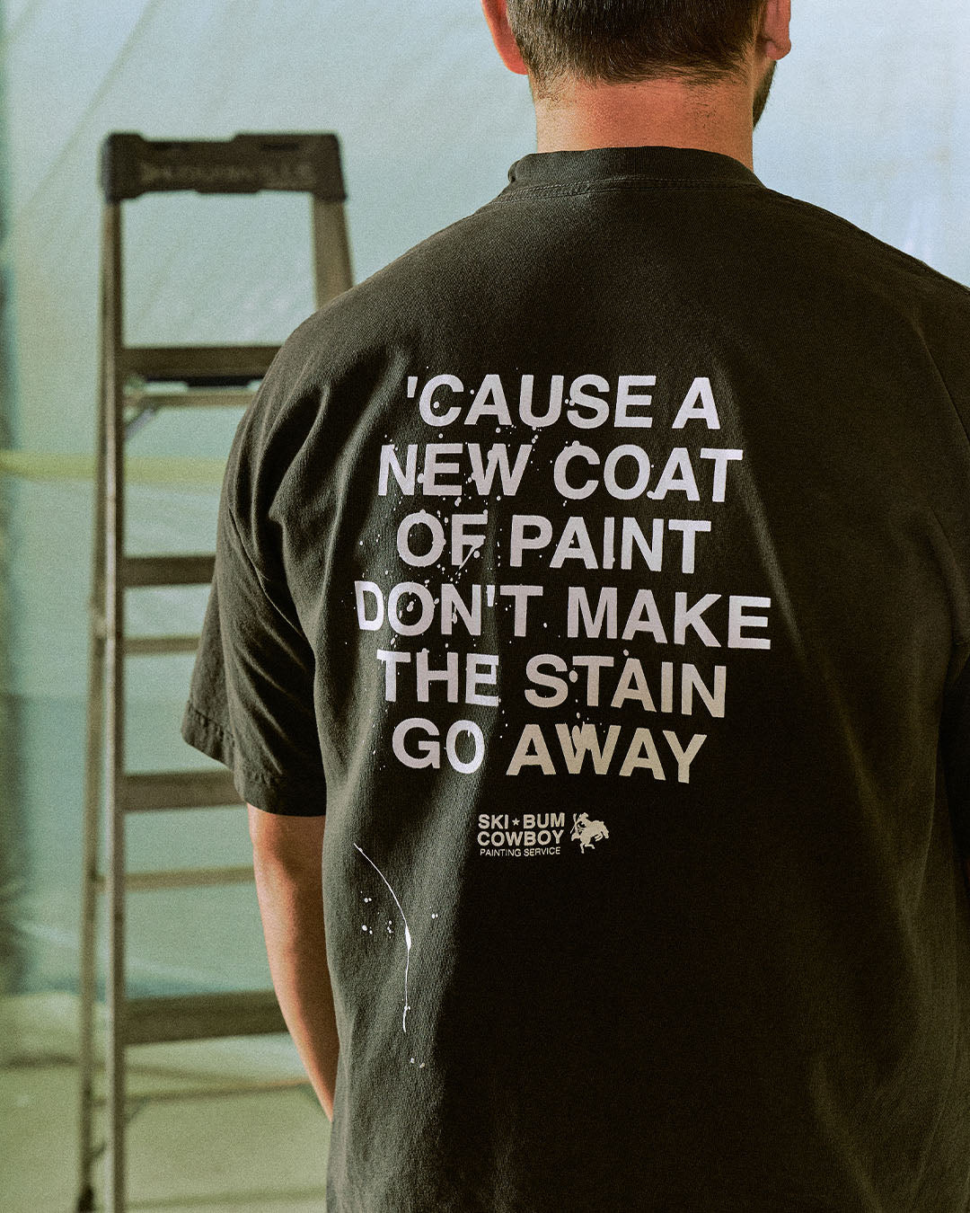 Painting Service Tee | Vintage Black