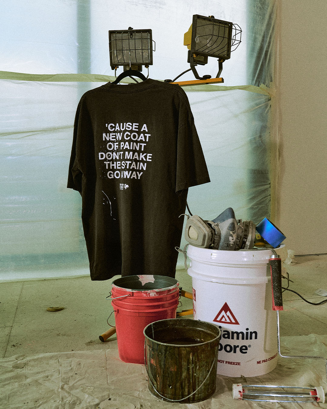 Painting Service Tee | Vintage Black