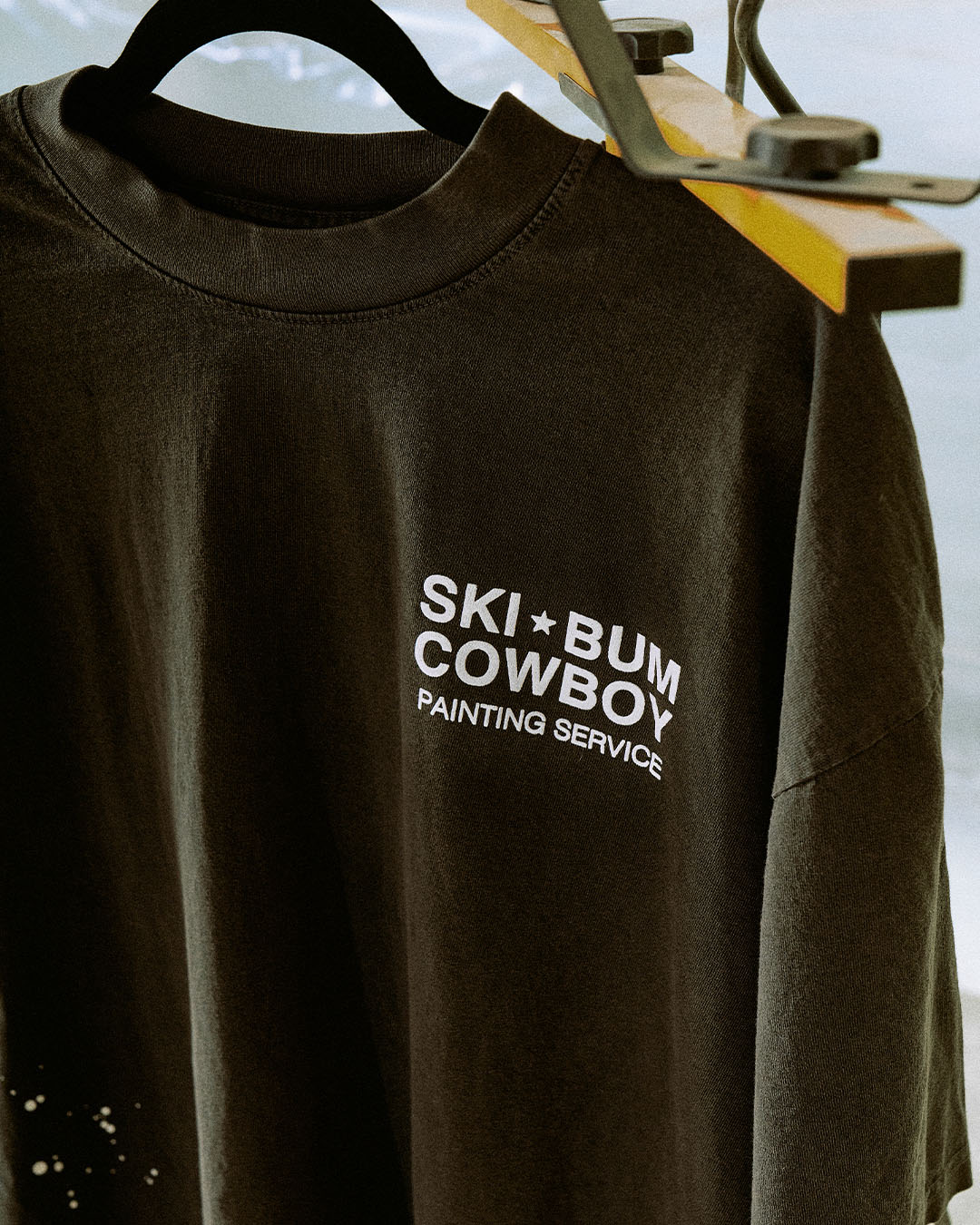 Painting Service Tee | Vintage Black