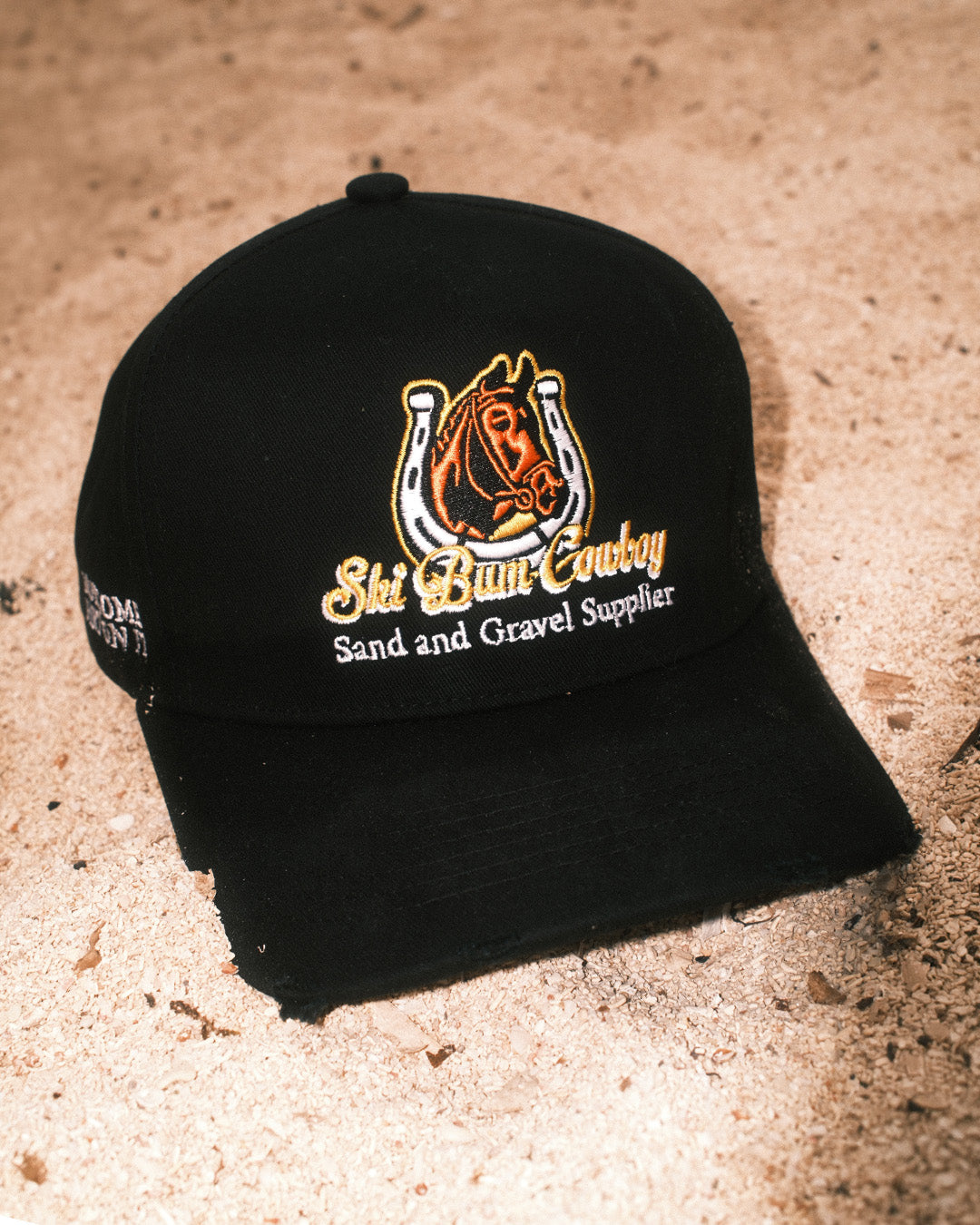 Sand & Gravel Supplier Hat | Black