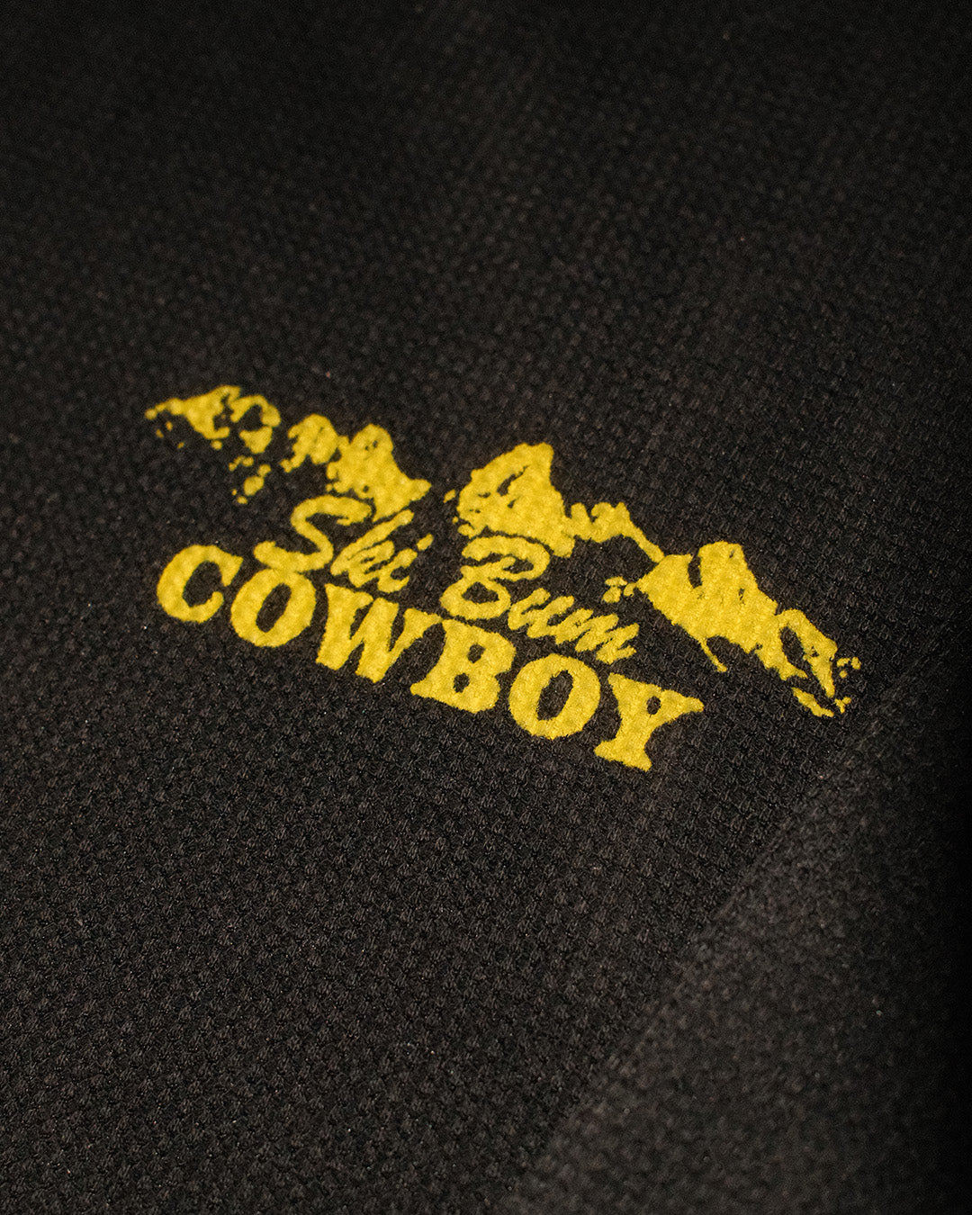 Ski Bum Skijor Team Waffle Thermal | Black