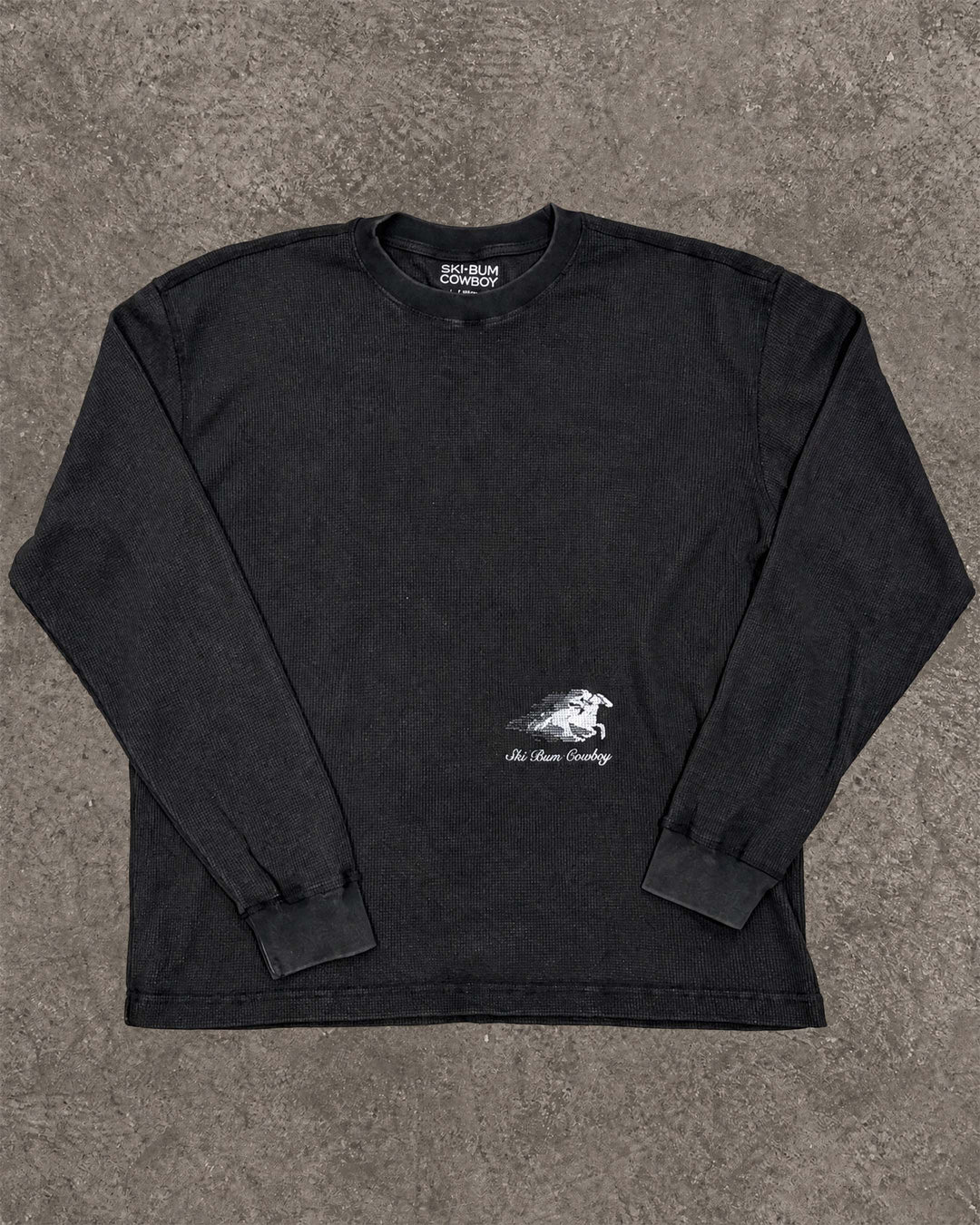 Snow Removal Waffle Thermal | Vintage Black