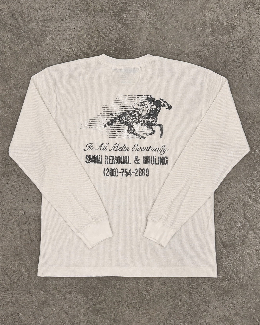 Snow Removal Waffle Thermal | White