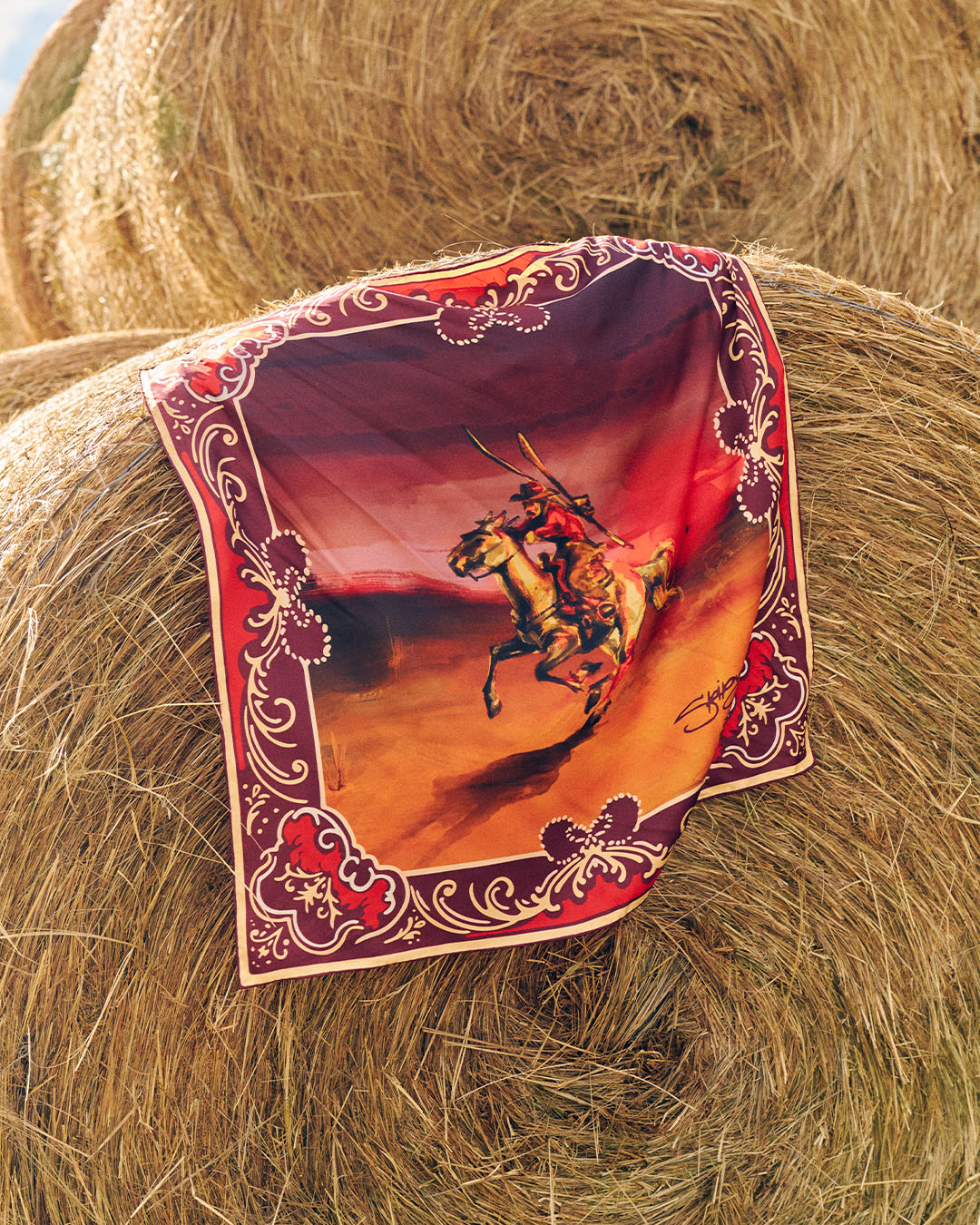 Red Sky Rider | Silk Wild Rag