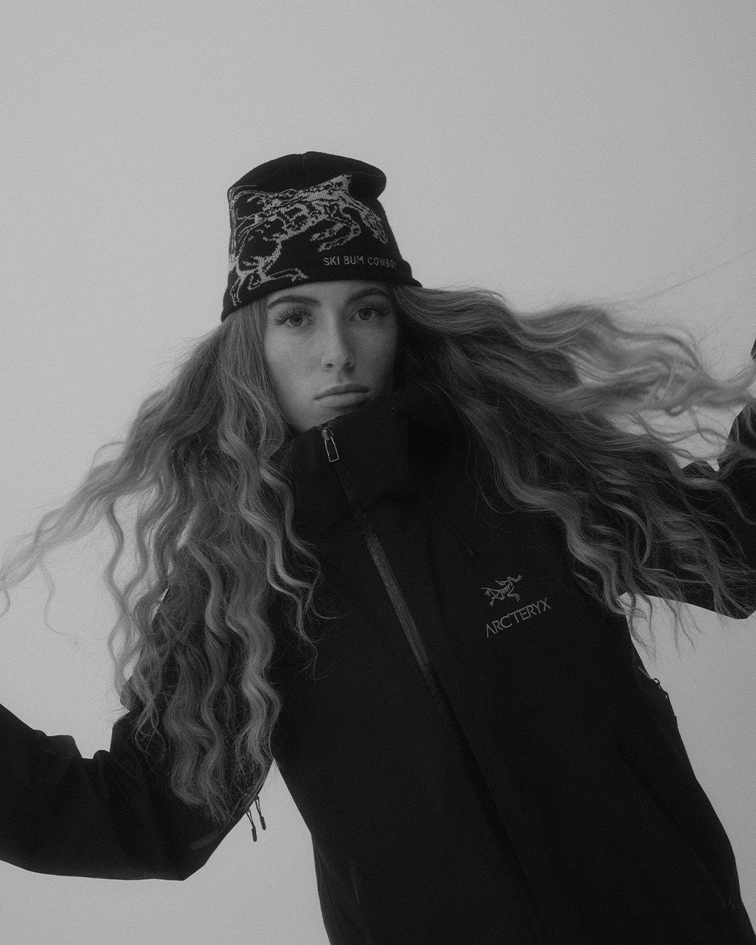 Bucking Horse Knit Beanie | Black