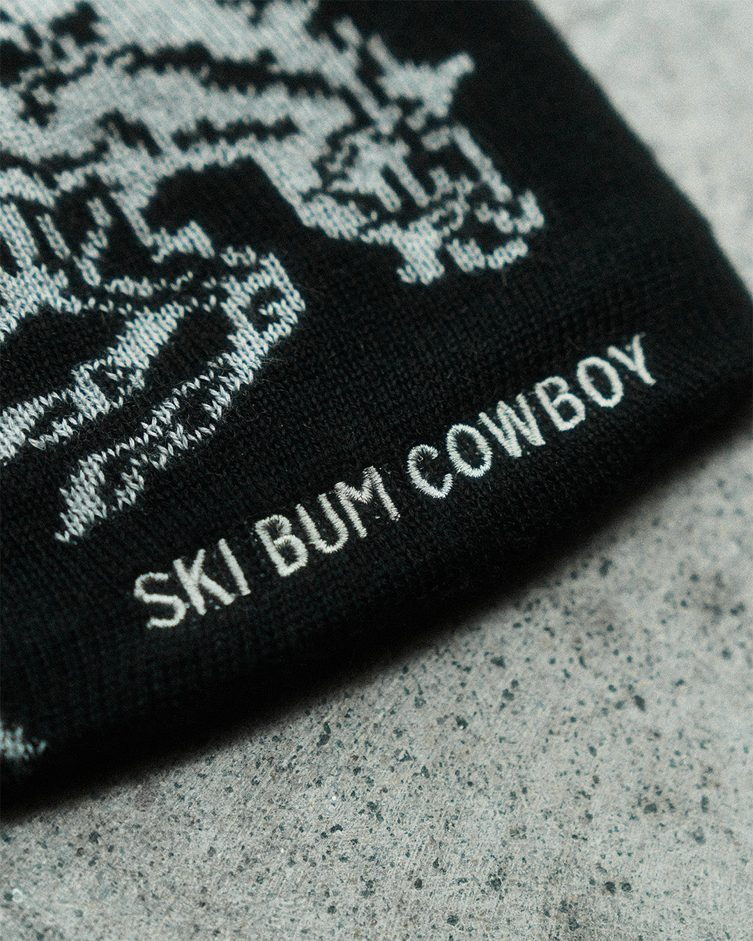 Bucking Horse Knit Beanie | Black