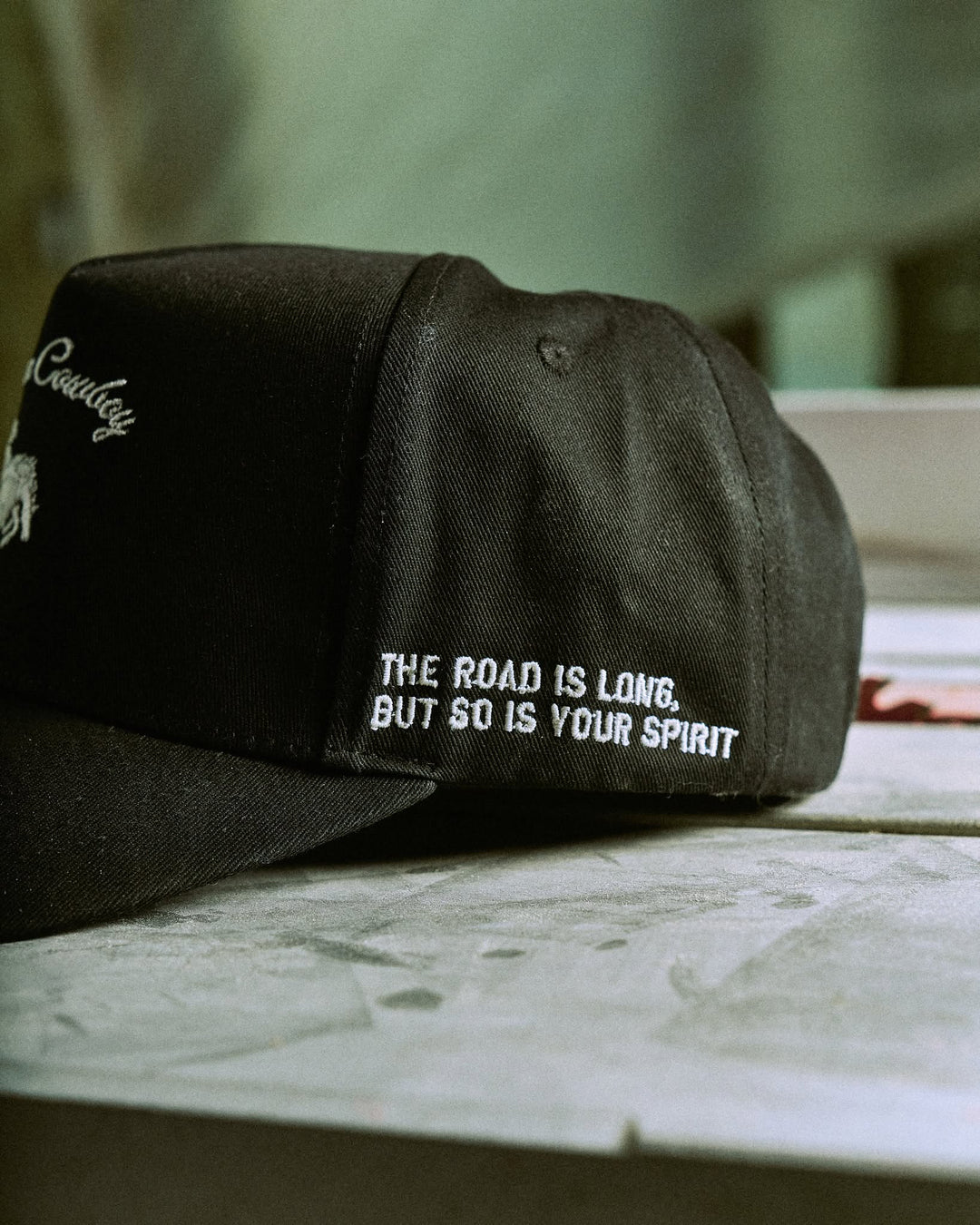 Bucking Horse Script Hat | Black